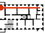 Grundriss des markgräflichen Apartements