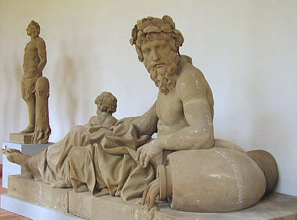 Flussgott Rhein, Original im Lapidarium