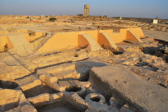 Der Grabungsbereich des Knigspalastes von Qatna, Zustand 2009