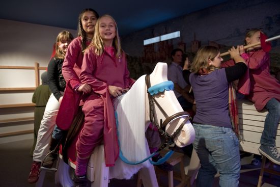 Junges Schloss Stuttgart: Kinder beim Knappenfest 