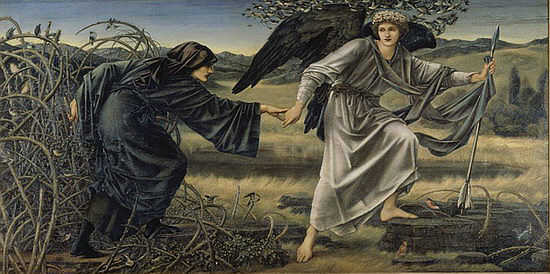 Edward Burne-Jones,  Die Liebe fhrt den Pilger, 1896/9