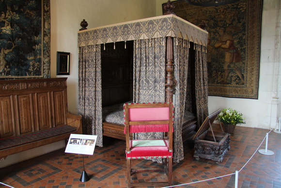 Schloss Amboise: Schlafzimmer Heinrichs II. 