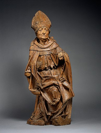 Riemenschneider: Sitzender Bischof. The Metropolitan Museum of Art
