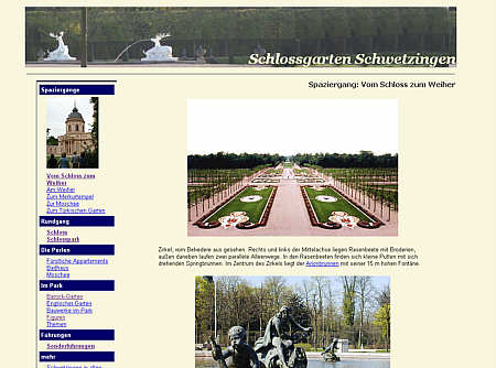 Landeskunde online: Der Schwetzinger Schlossgarten im neuen Design