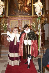 Hochzeit zur Probe in Schloss Heidelberg