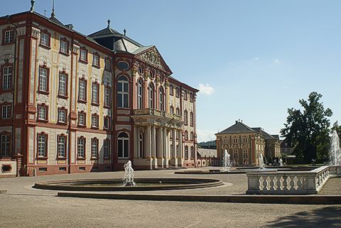 Schloss Bruchsal, Gartenseite