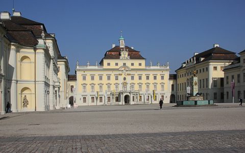 Schloss Ludwigsburg, Innenhof mit Altem Corps de Logis
