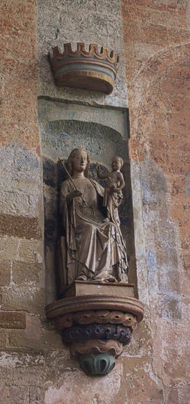 Thronende Madonna mit Kind aus dem Kloster Maulbronn