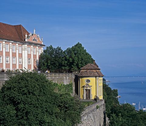 Neues Schloss Meersburg. Fassadendetail. © SSG/LMZ