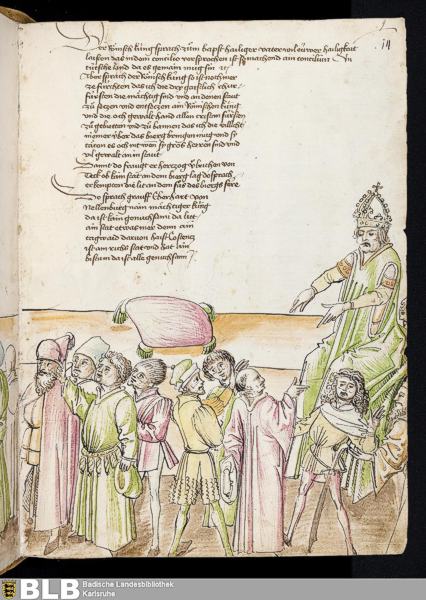 Badische Landesbibliothek: Ulrich <von Richental>, Chronik von St. Georgen. Erschienen Konstanz, [um 1470]