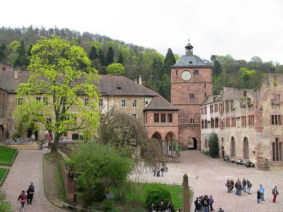 Heidelberg, Schlosshof. Bild © ssg - Julia Haseloff
