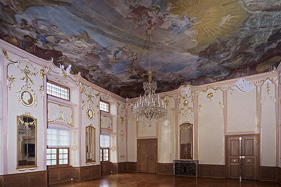 Spiegelsaal des Neuen Schlosses in Meersburg. Foto: ssg 