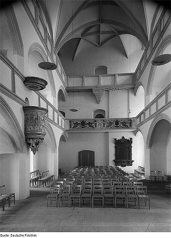 Schlosskapelle Schloss Hartenstein, Torgau. Quelle: Deutsche Fotothek (Wikimedia CC BY SA)