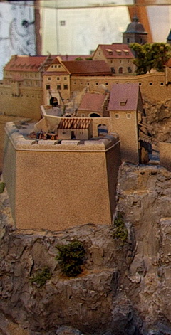 Hohentwiel: Schlossmodell in der Festungsausstellung