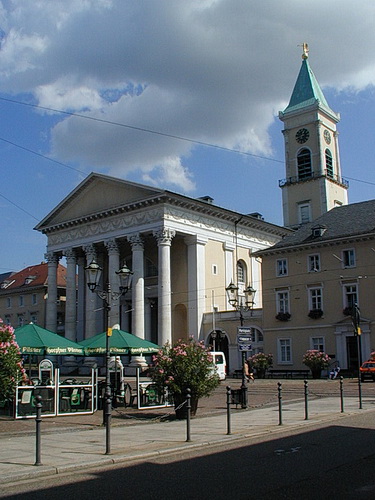 Karlsruhe, Stadtkirche am Marktplatz