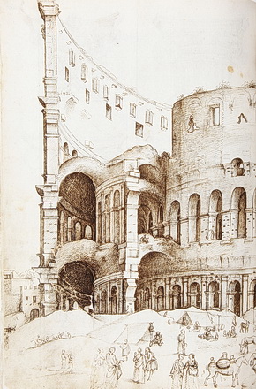 Domenico Ghirlandaio (1449–1494) zugeschrieben, Codex Escurialensis, Italien, um 1491.. © PATRIMONIO NACIONAL, Real Biblioteca del Monasterio de San Lorenzo de El Escorial, Inv.-Nr. 28-II-12