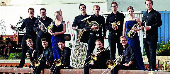 10forBrass geben ihr Konzert am 4.5 in Baiersbronn-Klosterreichenbach (Fotonachweis: Daniel Jeschke) 
