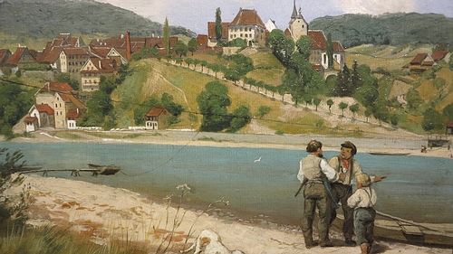 Hans Thoma: Waldshut. 1870. © Landkreis Waldshut