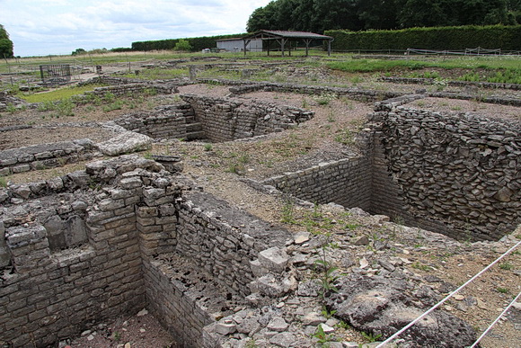 Unterkellertes Quartier der spätantiken Stadt