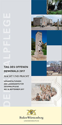 Flyer zum badenwürttembergischen Tag des Offenen Denkmals