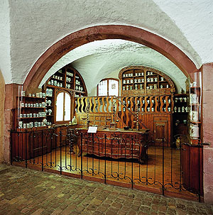 Bamberger Hofapotheke im Deutschen Apothekenmuseum