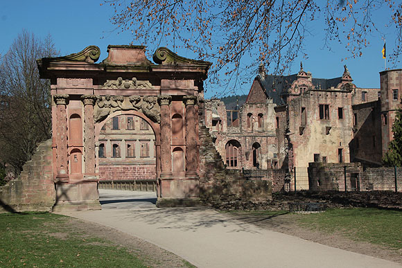 Elisabethentor am Heidelberger Schloss