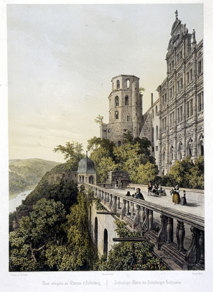 Ansicht des Glockenturms von 1844
