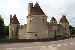 Burg in Posanges, Burgund