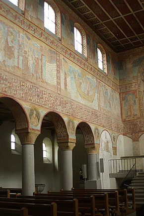 Reichenau, Klosterkirche Oberzell mit ottonischen Wandmalereien