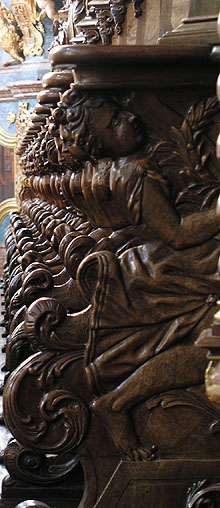 Barockes Chorgestühl von St. Magnus in Schussenried