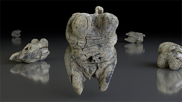 3D-Scanning: Venus vom Hohle Fels, 3D-Modell ©Landesamt für Denkmalpflege im Regierungspräsidium Stuttgart, M. Steffen