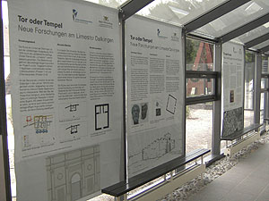 Text- und Grafiktafeln im "Infoflur" am Eingang des Alamannenmuseums (Foto: Museum)