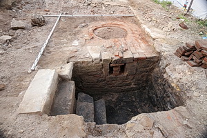 Ofen der Seifensiederei, 18. Jahrhundert. Foto: Tilmann Marstaller und Archäo /IKU, Rottenburg