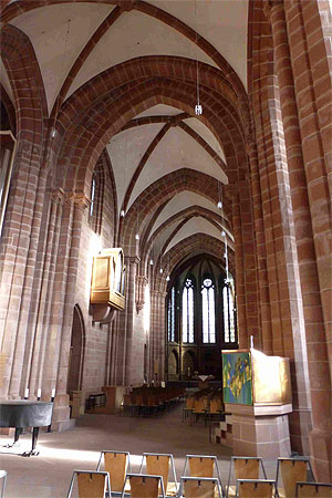 Stiftskirche in Kaiserslautern, Chor © Deutsche Stiftung Denkmalschutz/Wegner