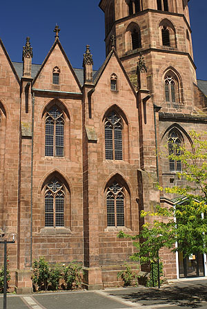 Stiftskirche in Kaiserslautern, Außenansicht. Foto: kulturer.be