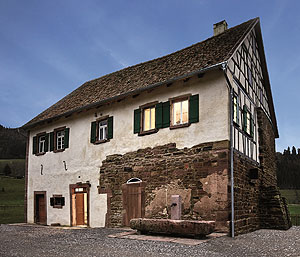 Das Effringer Schlössle nach dem Wiederaufbau im Museum