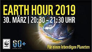 Logo der Aktion Earth Hour 2019