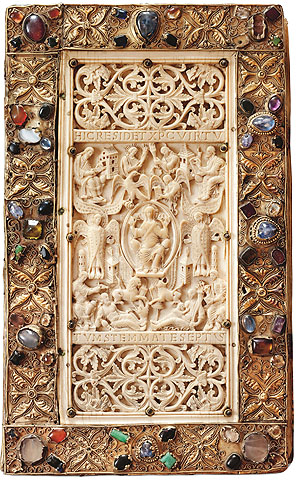 Evangelium Longum. St.Gallen, Stiftsbibliothek, Cod. Sang. 53, Vorderseite (© Stiftsbibliothek St.Gallen)