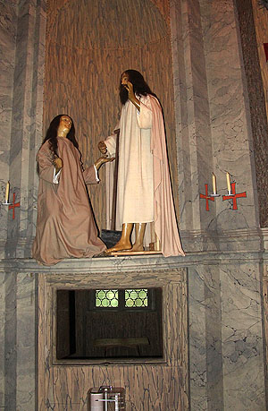 Figuren von Christus und Maria Magdalena in der Eremitage