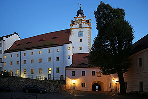 Das imposante Schloss Colditz auf einem Felssporn oberhalb der Zwickauer Mulde - Foto: Andreas Schmidt 