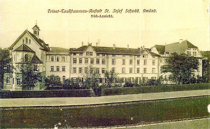 Private Taubstummenanstalt St. Josef, Schwäbisch Gmünd Quelle: Staatsarchiv Ludwigsburg, Signatur E 191 Bü 3532