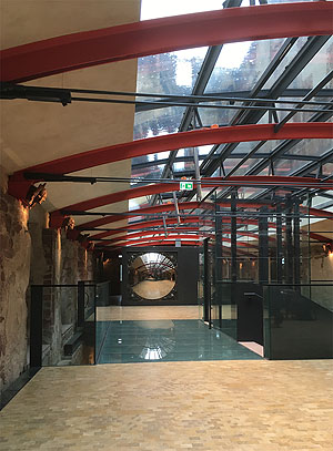 Schloss Heidelberg: Veranstaltungsfläche im Gläsernen Saalbau. Foto: kulturer.be