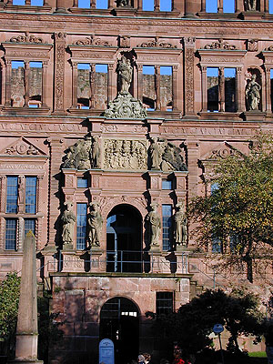 Schloss Heidelberg, Portal des Ottheinrichsbaus, um 1557. Foto: kulturer.be