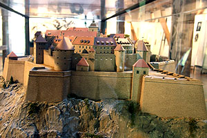 Festung Hohentwiel. Modell der Anlage im Festungsmuseum. Foto: kulturer.be