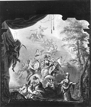 Verherrlichung des Kurfürsten Karl Theodor von der Pfalz“ (1772) von Franz Anton von Leydensdorff