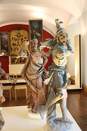 Schloss Salem: Skulpturengruppe Joseph Anton Feuchtmayers im Museum. Foto: kulturer.be