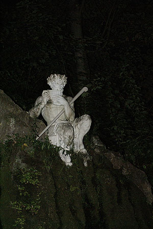 Schlossgarten Schwetzingen: Figur des Pan. Foto: kulturer.be