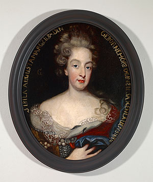 Porträt der Markgräfin Sibylla Augusta, um 1700. Foto: LMZ/SSG