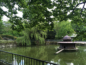 Schlossgarten Bruchsal: Entenweiher. Foto: kulturer.be