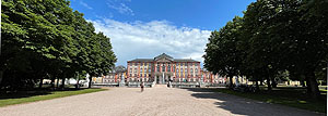 Schloss Bruchsal, Ansicht von der Gartenseite. Foto: kulturer.be